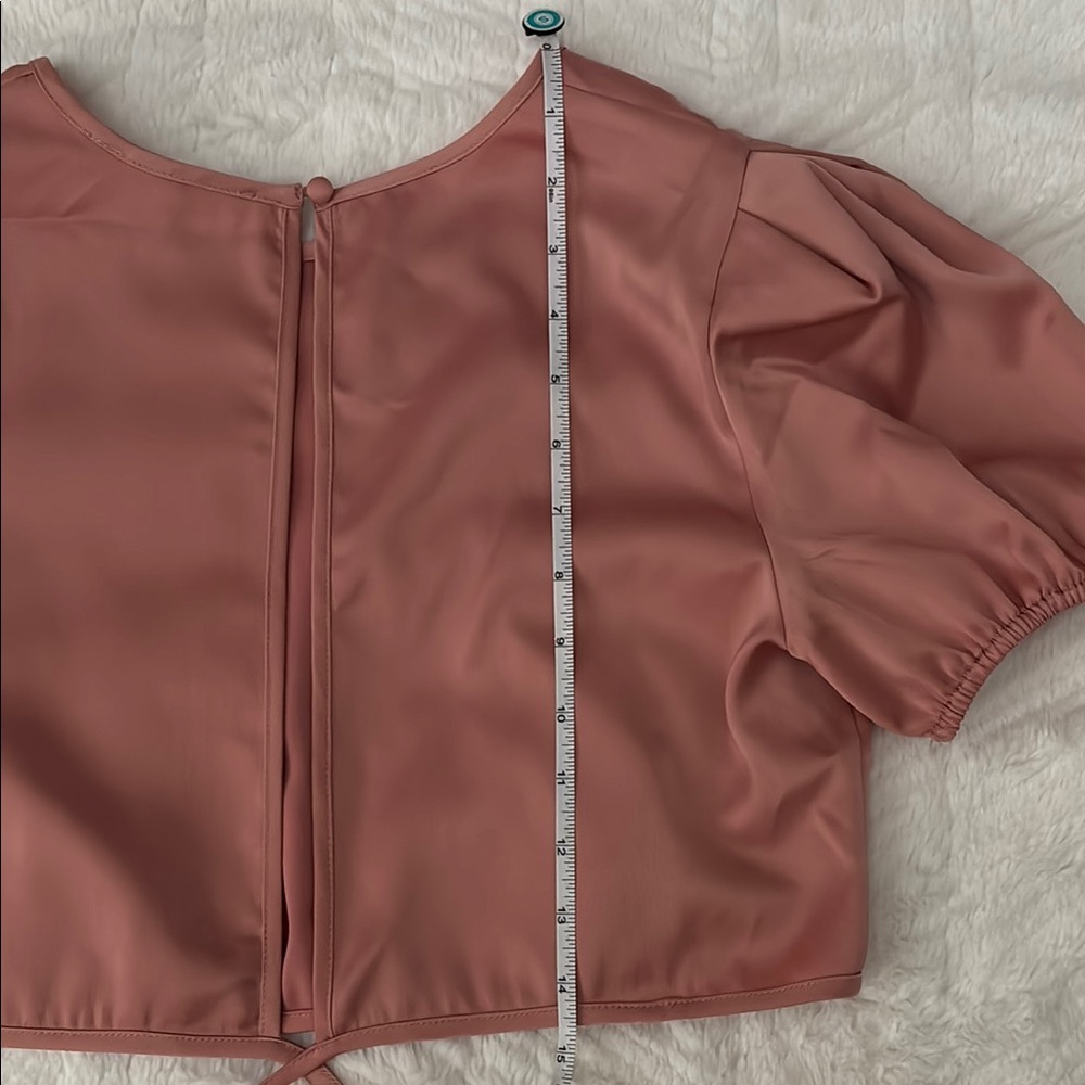 Perfect Pink Cropped Blouse - Picture 10 of 13